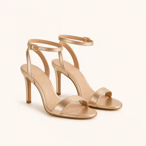 Gold heeled sandal