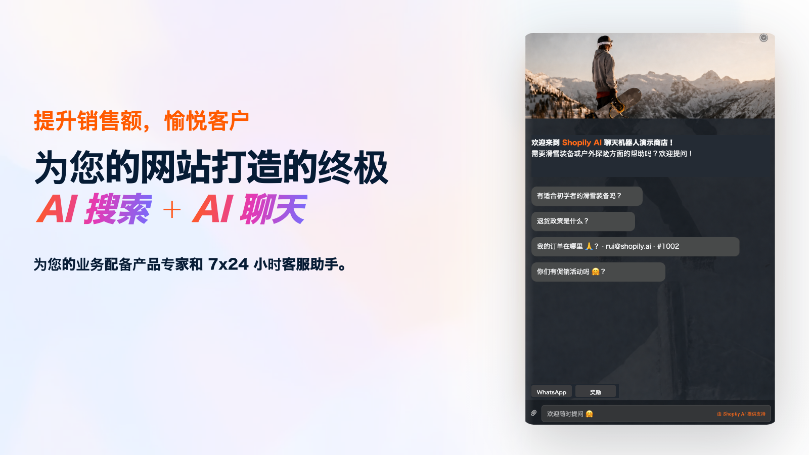 The opening Shoply slide in Simplified Chinese